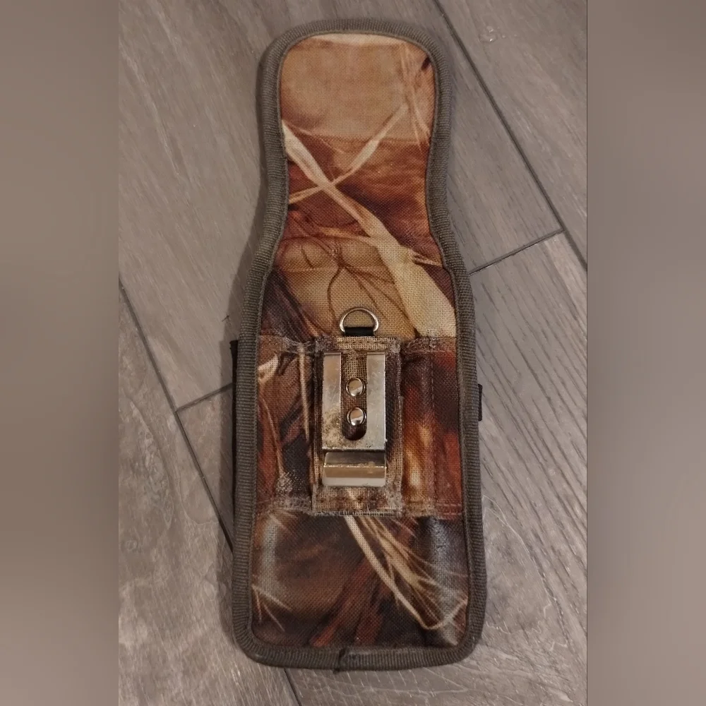 Camouflage Phone Holster, Protective Soft Carrying Case, Attaches To Belt Loop